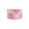 LaRibbons 2 1/2" - 4" Wired Dupioni Ribbon | Bias Plaid w/ Taffeta Fused Back | 10 Yard Roll